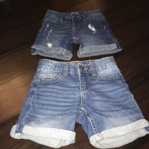 2 Girls Denim Shorts by Justice